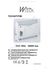 Warm Tech TC2104TVTIM Instructies