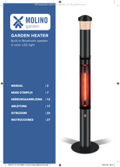MOLINO garden THL021-S Gebruiksaanwijzing