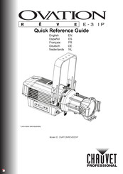 Chauvet Professional OVATION REVE E3 IP Beknopte Handleiding