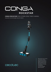cecotec CONGA ROCKSTAR 3500 STORM ERGO TWICE ANIMAL Handleiding