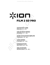 ION FILM 2 SD PRO Snelstartgids