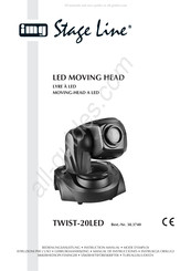 IMG STAGELINE TWIST-20LED Gebruiksaanwijzing