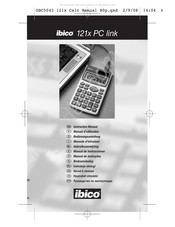 ibico 121x PC link Gebruiksaanwijzing