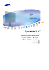 Samsung SyncMaster 214T Handleiding