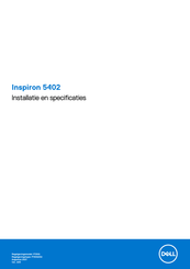 Dell Inspiron 5402 Installatie En Bediening