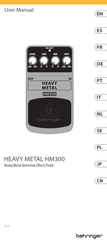 Behringer HEAVY METAL HM300 Handleiding