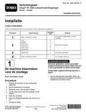 Toro TX 1300 Installatie-Instructies