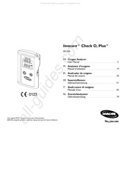 Invacare Check O2 Plus IRC450 Gebruiksaanwijzing