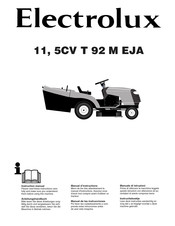 Electrolux 11, 5CV T 92 M EJA Instructieboekje