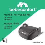 Bebeconfort Gaia i-Fix Gebruiksaanwijzing
