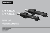 Leister WELDY HT 330-S Vertaling Van De Originele Gebruiksaanwijzing