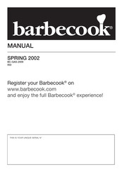 Barbecook Spring 2002 Gebruiksaanwijzing