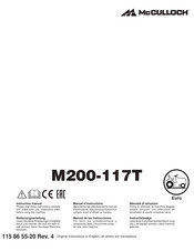McCulloch M200-117T Instructieboekje
