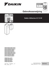 Daikin Altherma 4 H V+W EPVX10SU18A 4V Series Gebruiksaanwijzing