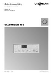 Viessmann Calotronic 100 Gebruiksaanwijzing
