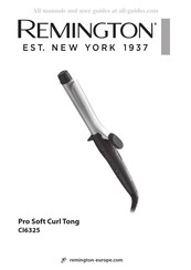 Remington Pro Soft Curl Tong CI6325 Handleiding