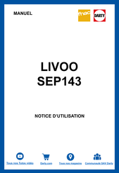 Livoo SEP143 Gebruiksaanwijzing