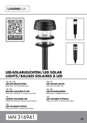 LIVARNO LUX 316941 Bedienings- En Veiligheidsinstructies