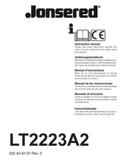 Jonsered LT2223A2 Instructieboekje