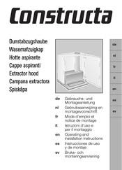 CONSTRUCTA CD50030 Gebruiksaanwijzing