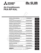Mitsubishi Electric Mr.SLIM PKA-RP KAL Series Installatiehandleiding