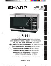 Sharp R-861 Gebruiksaanwijzing