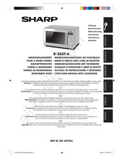 Sharp R-26ST-A Gebruiksaanwijzing