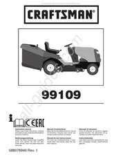 Craftsman 99109 Instructieboekje