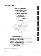 Honda CV7285Z Instructiehandleiding