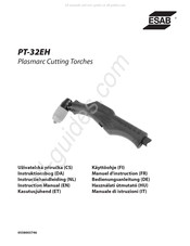 ESAB PT-32EH Instructiehandleiding