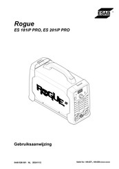 ESAB Rogue ES 181iP PRO Gebruiksaanwijzing