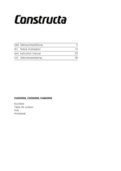 CONSTRUCTA CA323352 Gebruiksaanwijzing