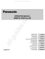 Panasonic CZ-02RT11P Gebruiksaanwijzing