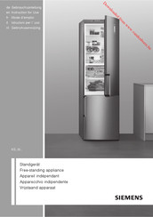 Siemens KS W Series Gebruiksaanwijzing