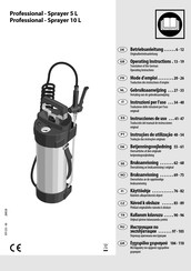 Gloria Steelmaster V5 Gebruiksaanwijzing