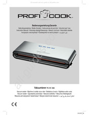 Profi Cook PC-VK 1080 Gebruiksaanwijzing
