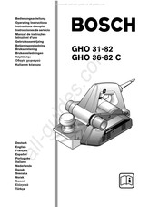 Bosch GHO 36-82 C Gebruiksaanwijzing