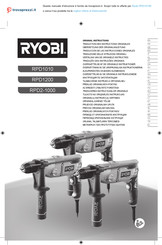 Ryobi RPD1010 Vertaling Van De Originele Handleiding