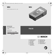 Bosch PLR 25 Oorspronkelijke Gebruiksaanwijzing