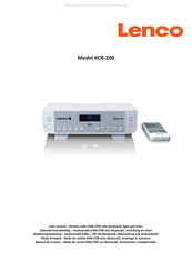 LENCO KCR-200 Gebruikershandleiding