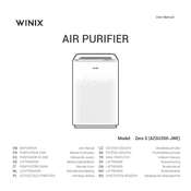 Winix AZSU350-JWE Gebruikershandleiding