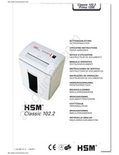 HSM Primo 1200 Gebruiksaanwijzing