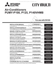 Mitsubishi Electric CITY MULTI PUMY-P100VHMB Installatiehandleiding