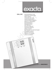 Soehnle Exacta DELUXE Gebruiksaanwijzing