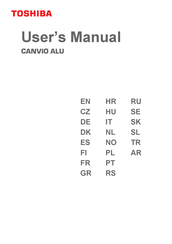 Toshiba CANVIO ALU Gebruikershandleiding