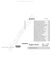 Sony Cyber-shot DSC-HX20V Gebruiksaanwijzing