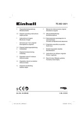 EINHELL TC-AG 125/1 Originele Handleiding
