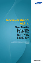 Samsung SyncMaster S24B750V Gebruikershandleiding