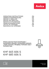 Amica KHF 685 606 S Gebruiksaanwijzing