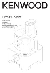 Kenwood FPM810 Series Gebruiksaanwijzing